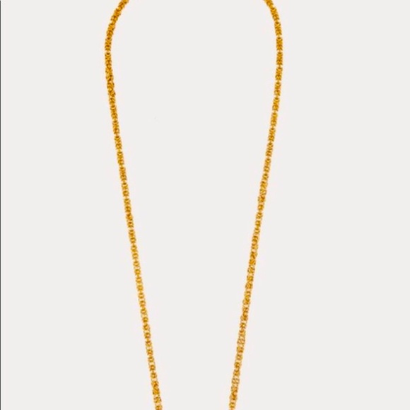 Givenchy 1980's Long Gold-plated byzantine link long necklace - Picture 1 of 5